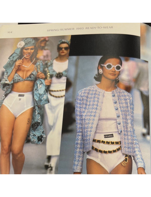 Ceinture vintage or et cuir CHANEL