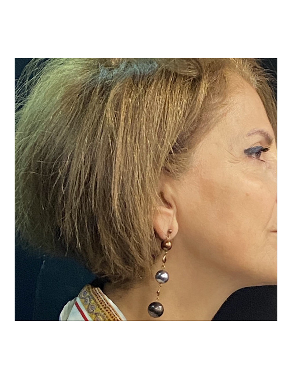 Clous d'oreille pendants