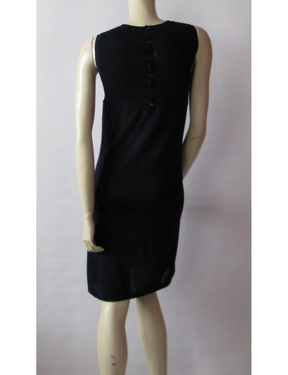 Dress FRANCK NAF blue cashmere