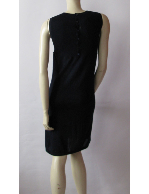 Robe FRANCK NAMANI cachemire bleu