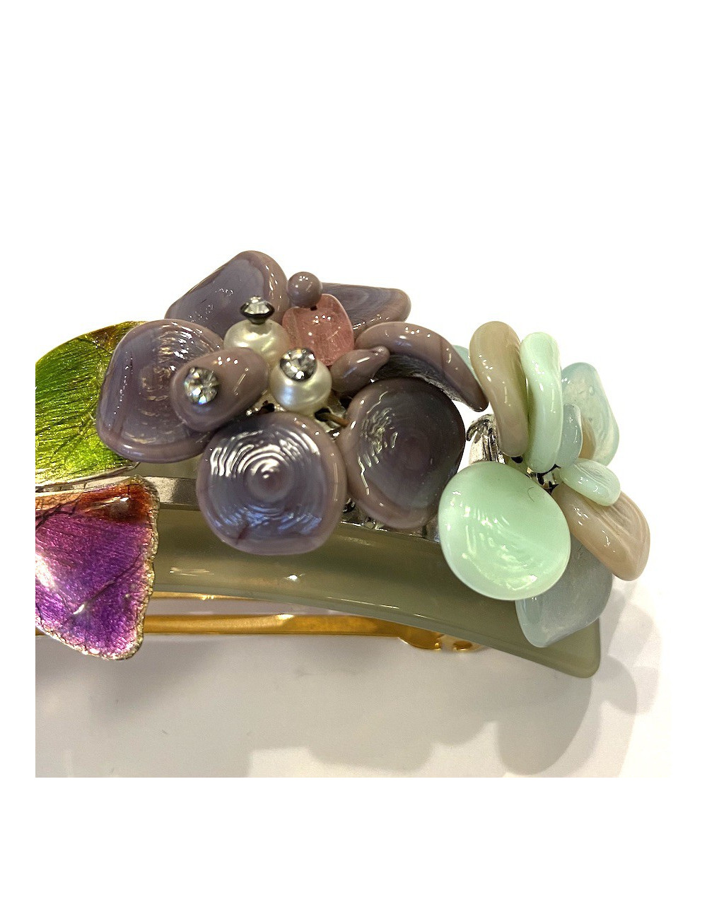 MARGUERITE DE VALOIS molten glass head jewel