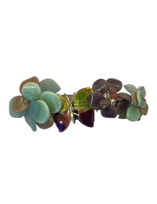 MARGUERITE DE VALOIS molten glass head jewel