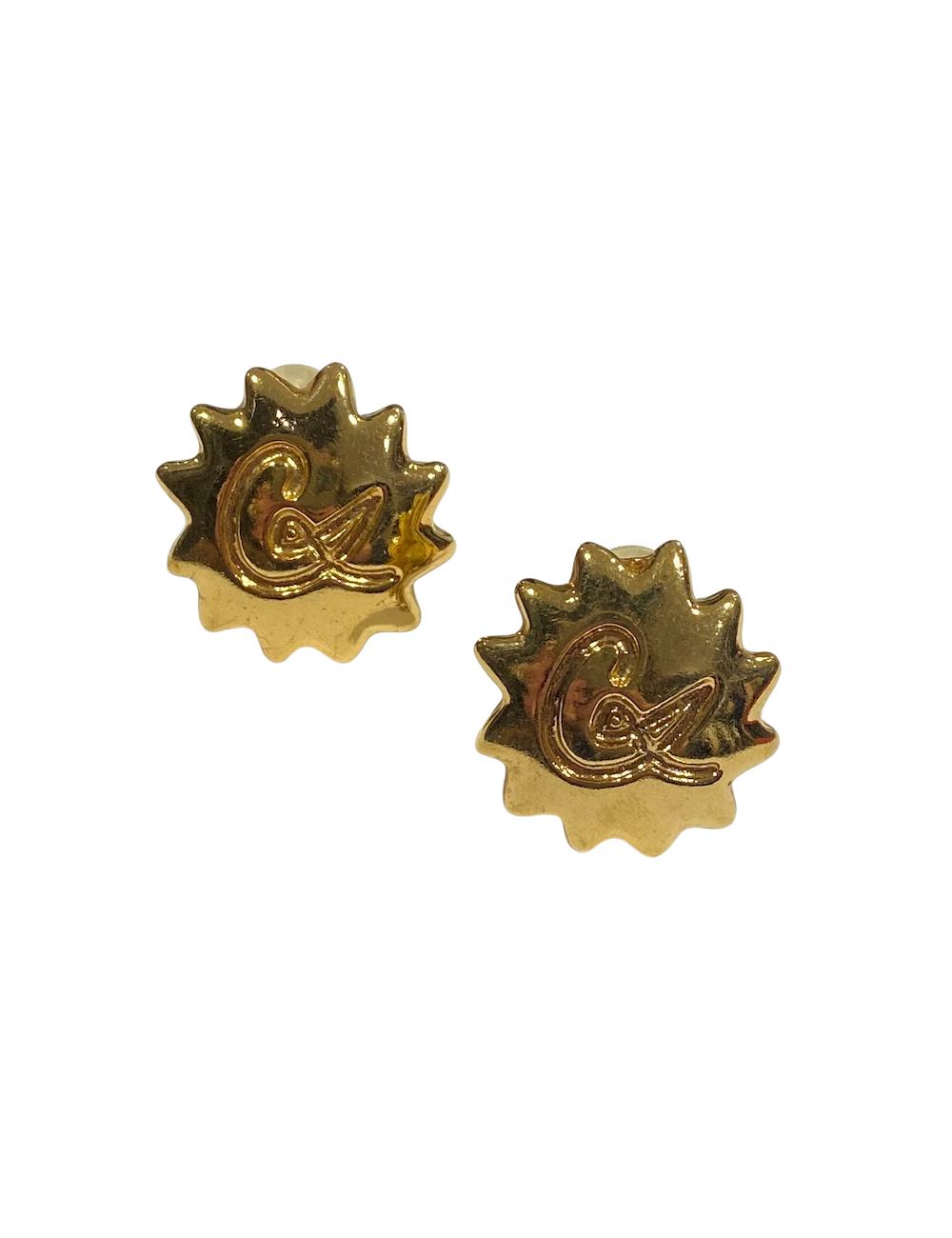 CHRISTIAN LACROIX vintage clip-on earrings  Vintage Certified Occasion