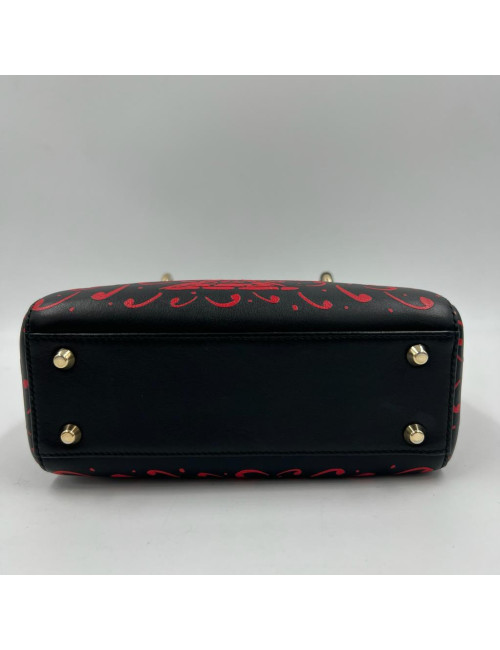 Mini Lady dior bleu et rouge