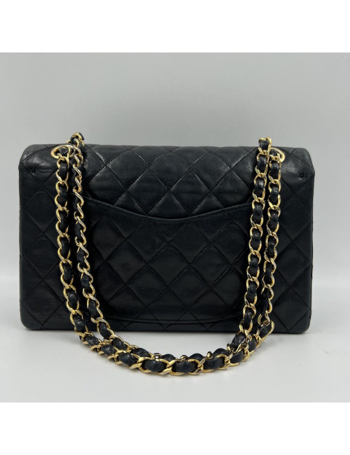 Sac timeless vintage CHANEL noir