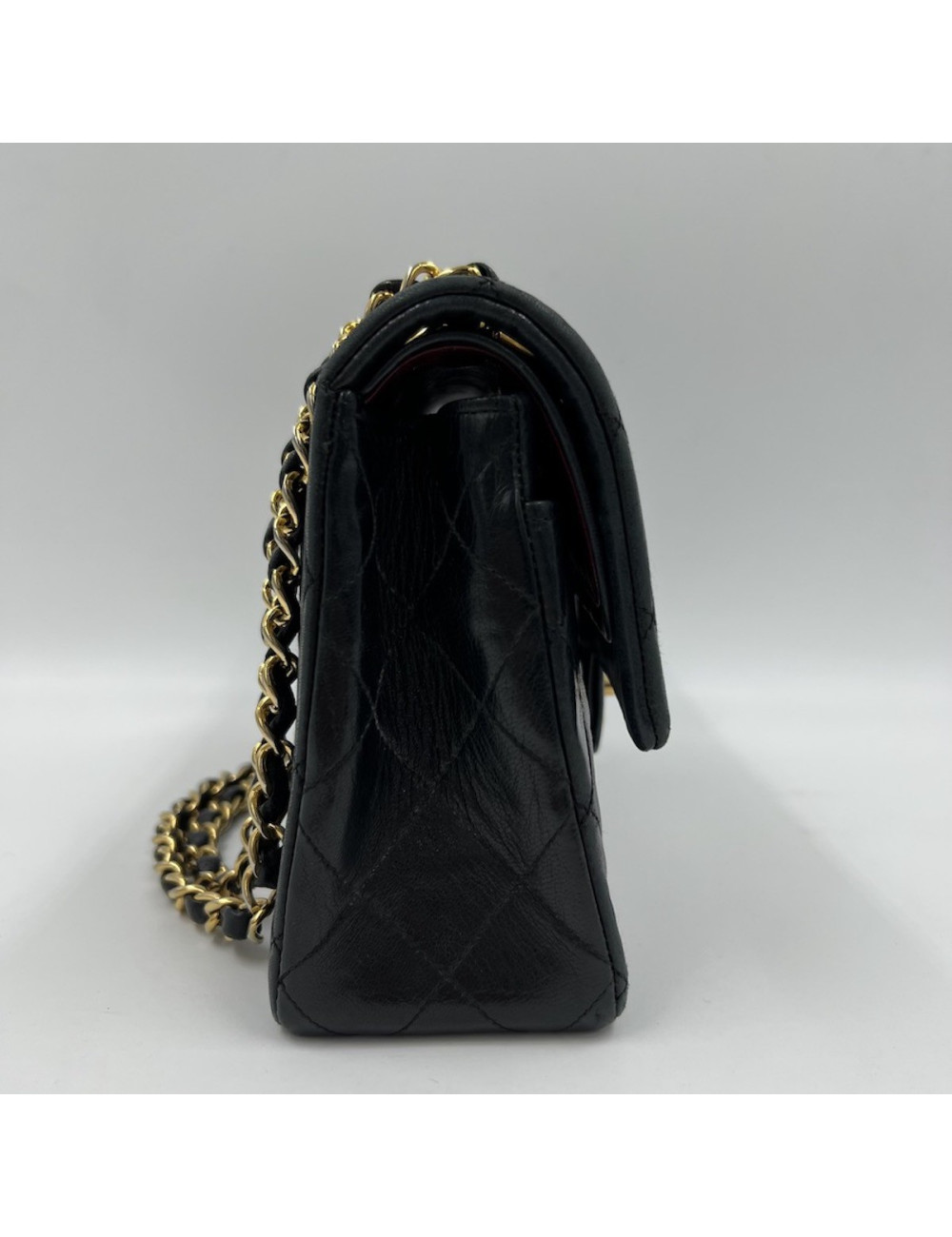 Sac timeless vintage CHANEL noir