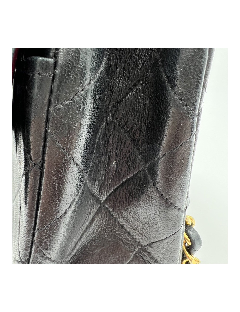 Sac timeless vintage CHANEL noir