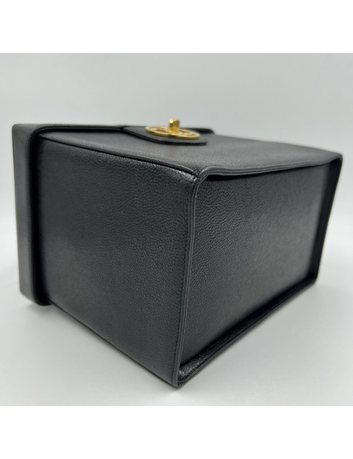 CHANEL black vintage Beauty Case Vanity - Occasion Certified Authentic
