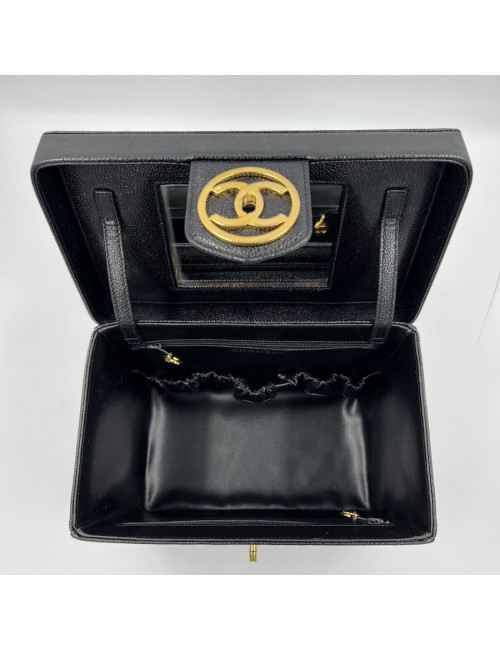 Vanity CHANEL noir vintage 