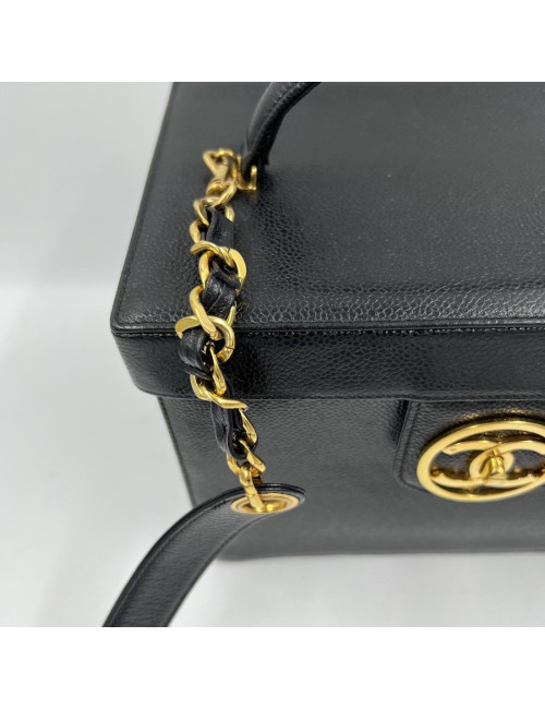 Vanity CHANEL noir vintage 