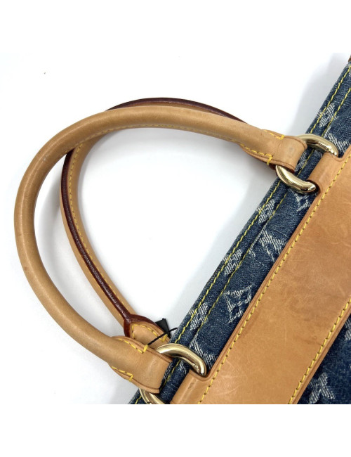 LOUIS VUITTON Blue Denim Bag - Occasion Certified Authentic