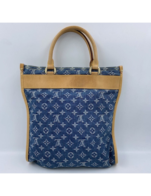LOUIS VUITTON Blue Denim Bag - Occasion Certified Authentic
