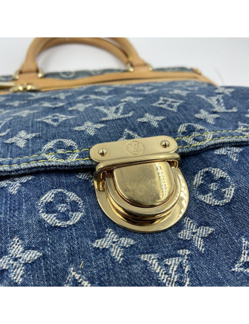 LOUIS VUITTON Blue Denim Bag - Occasion Certified Authentic