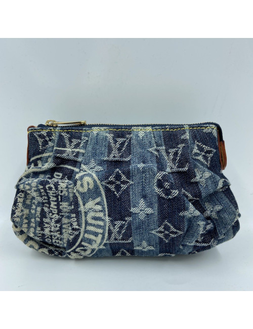 Petite pochette denim Louis Vuitton