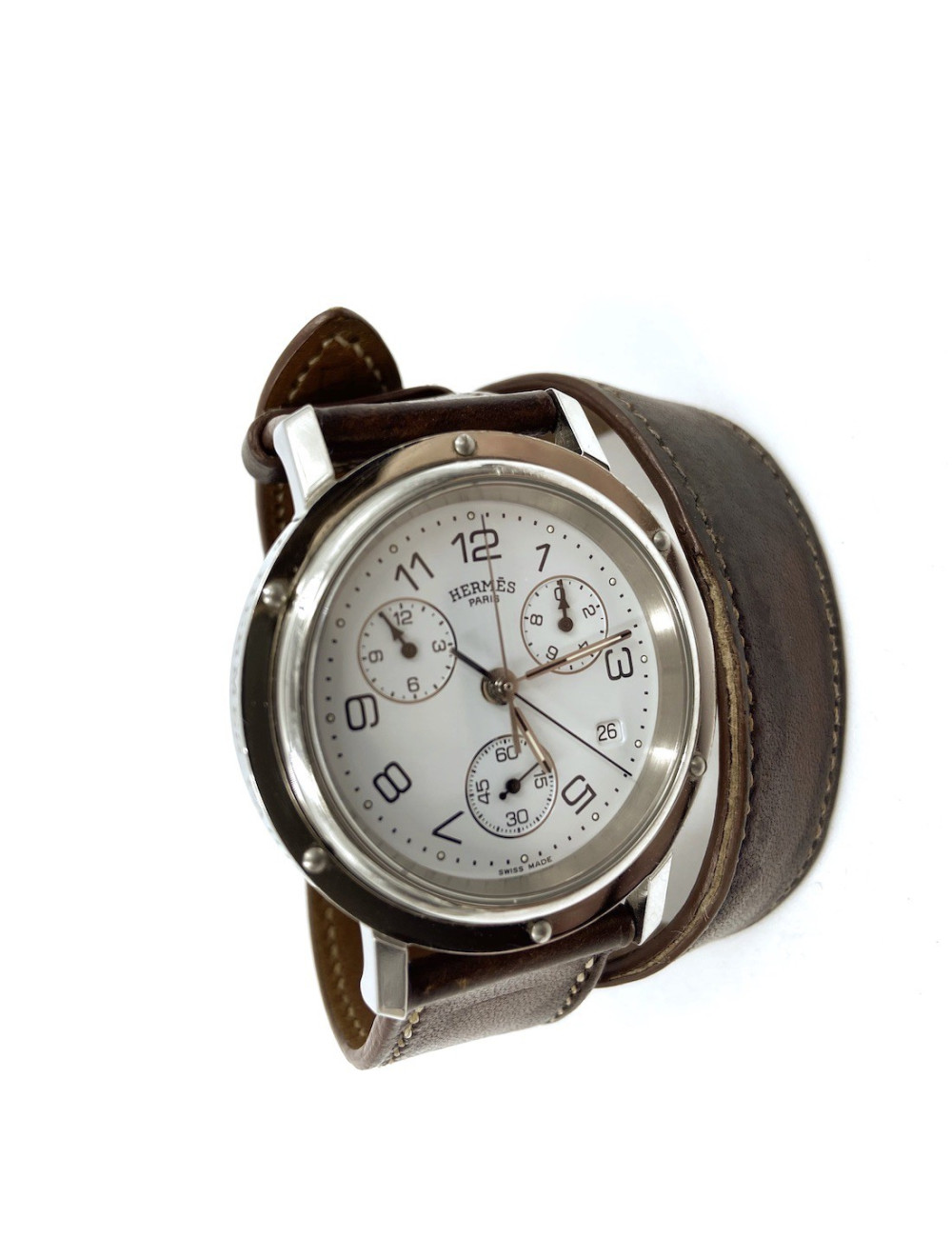 Montre HERMES Clipper chronographe Homme