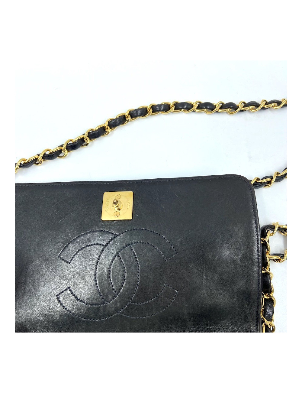 WOC vintage CHANEL mini noir