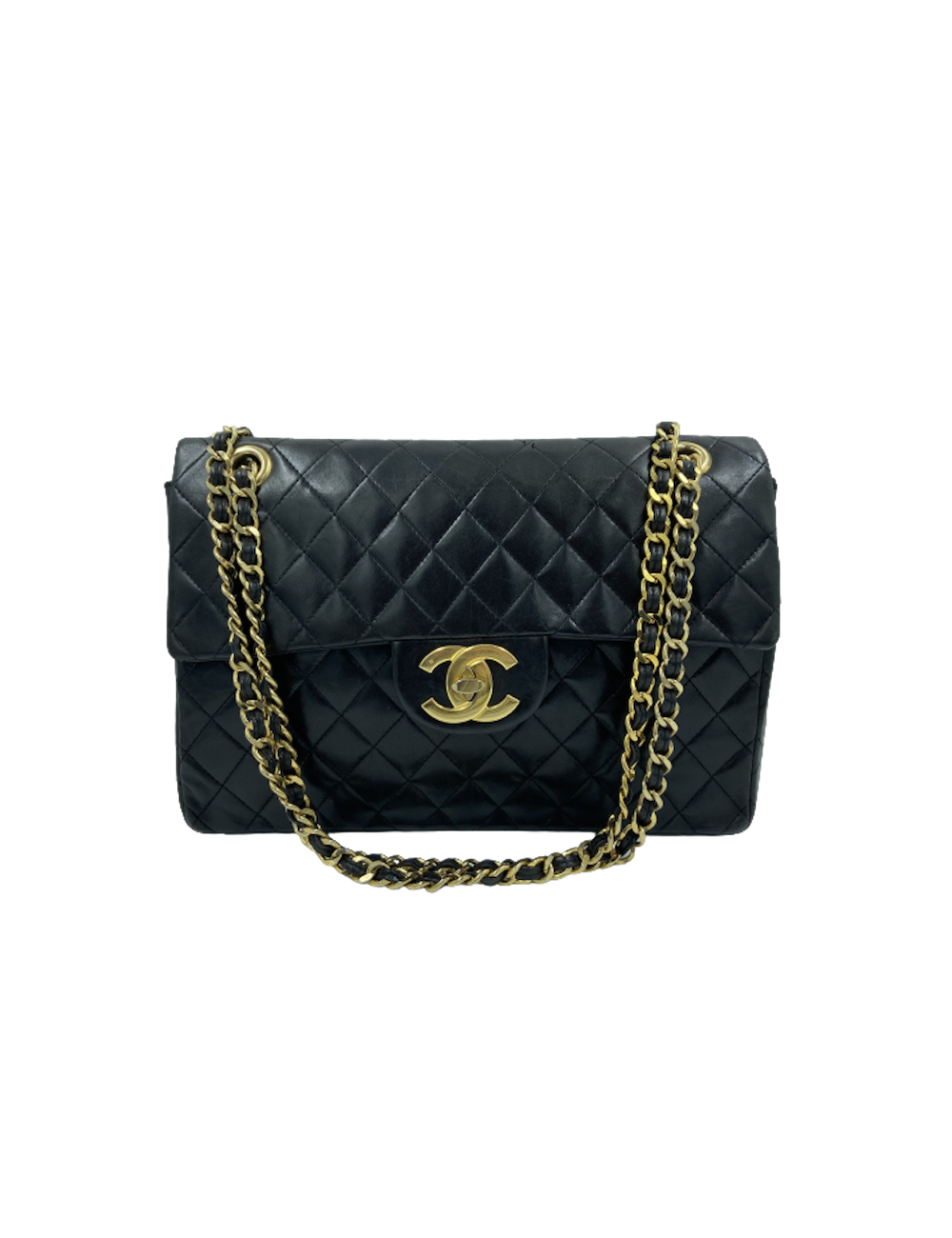 Maxi jumbo CHANEL noir Vintage