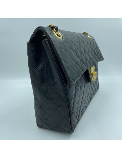 Maxi jumbo CHANEL noir Vintage