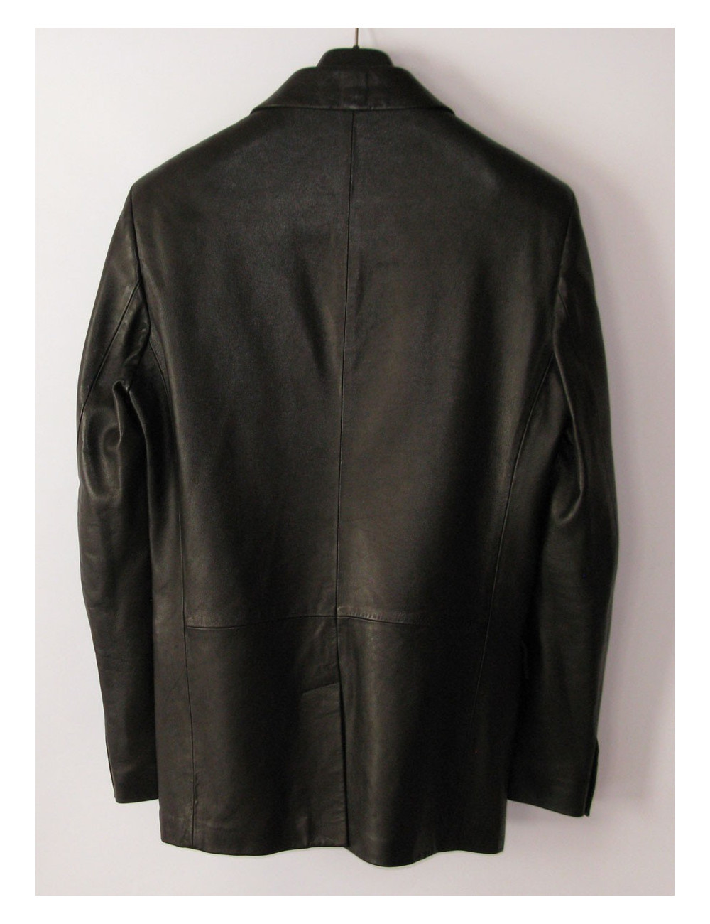 Veste GIANNI VERSACE cuir noir