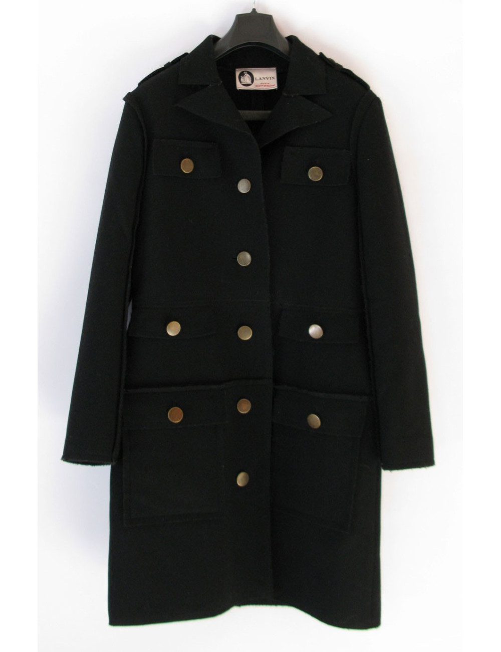 Manteau LANVIN T 40 Noir