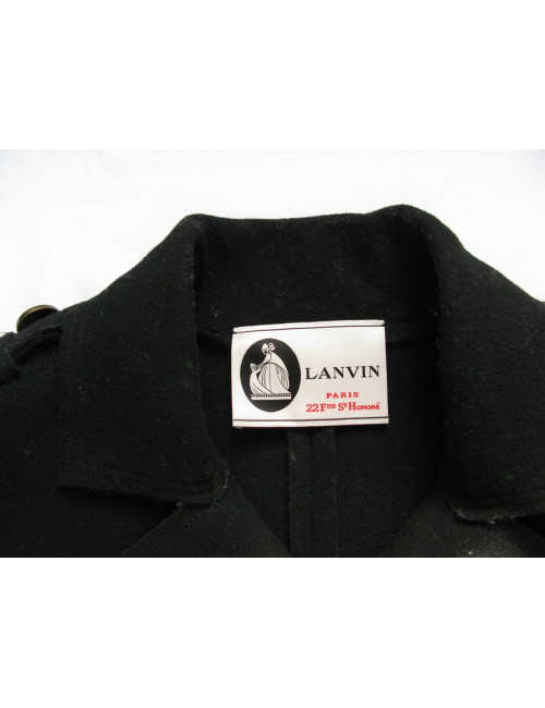 Manteau LANVIN T 40 Noir