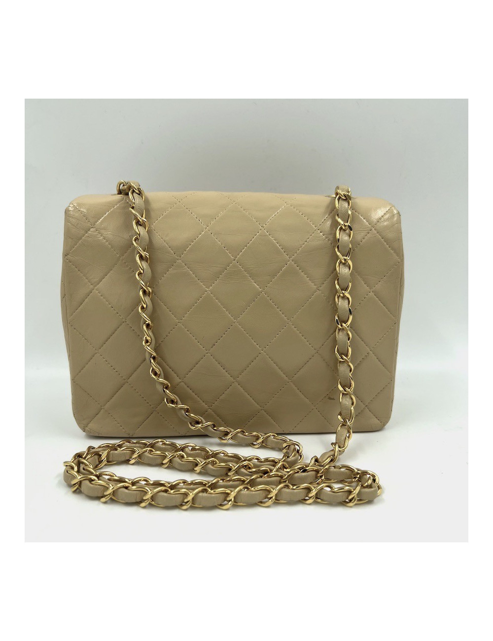 Mini timeless CHANEL beige