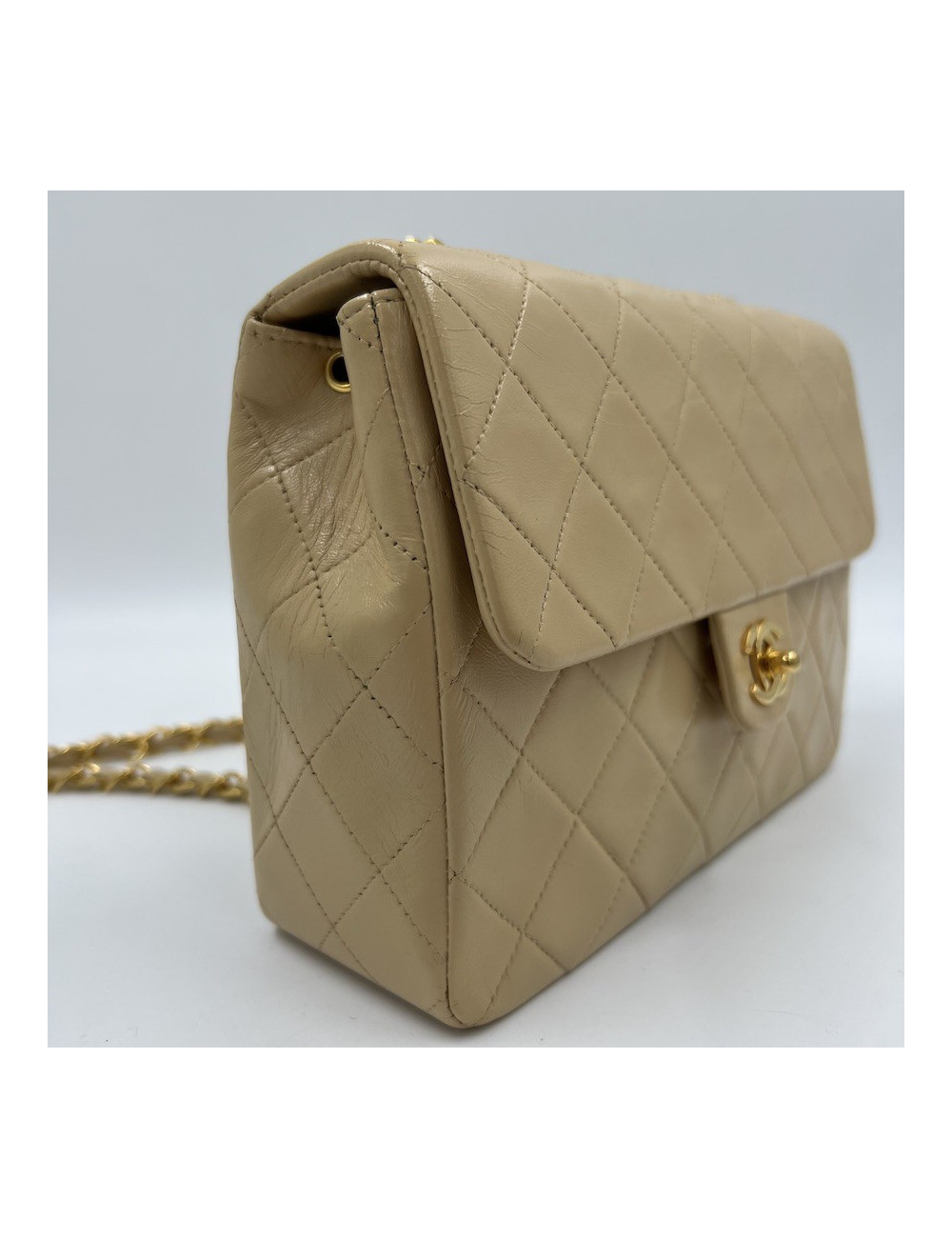 Mini timeless CHANEL beige