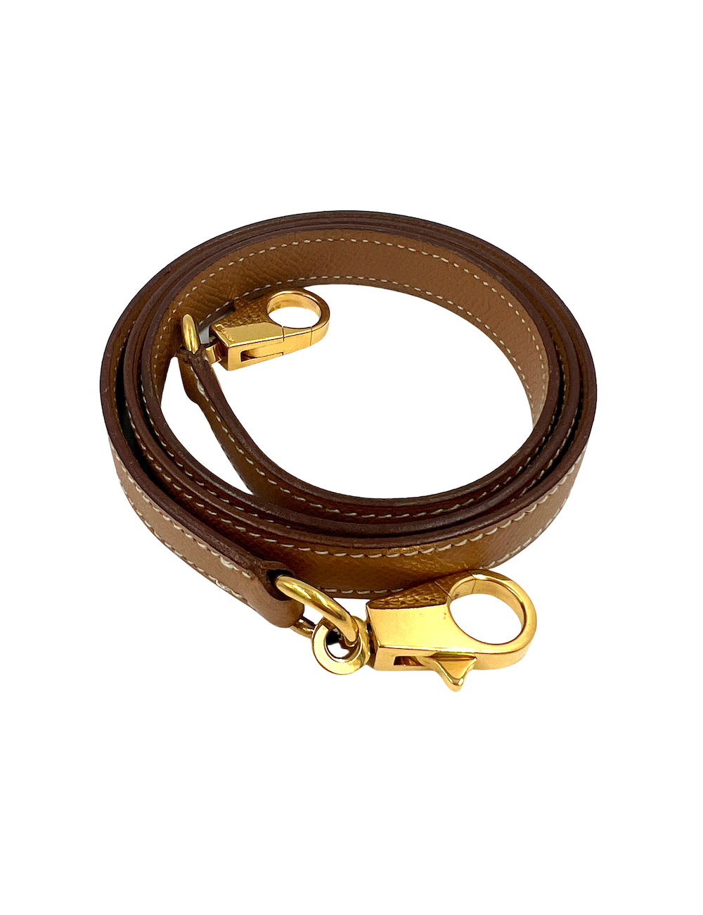 Bandoulière HERMES Epsom gold