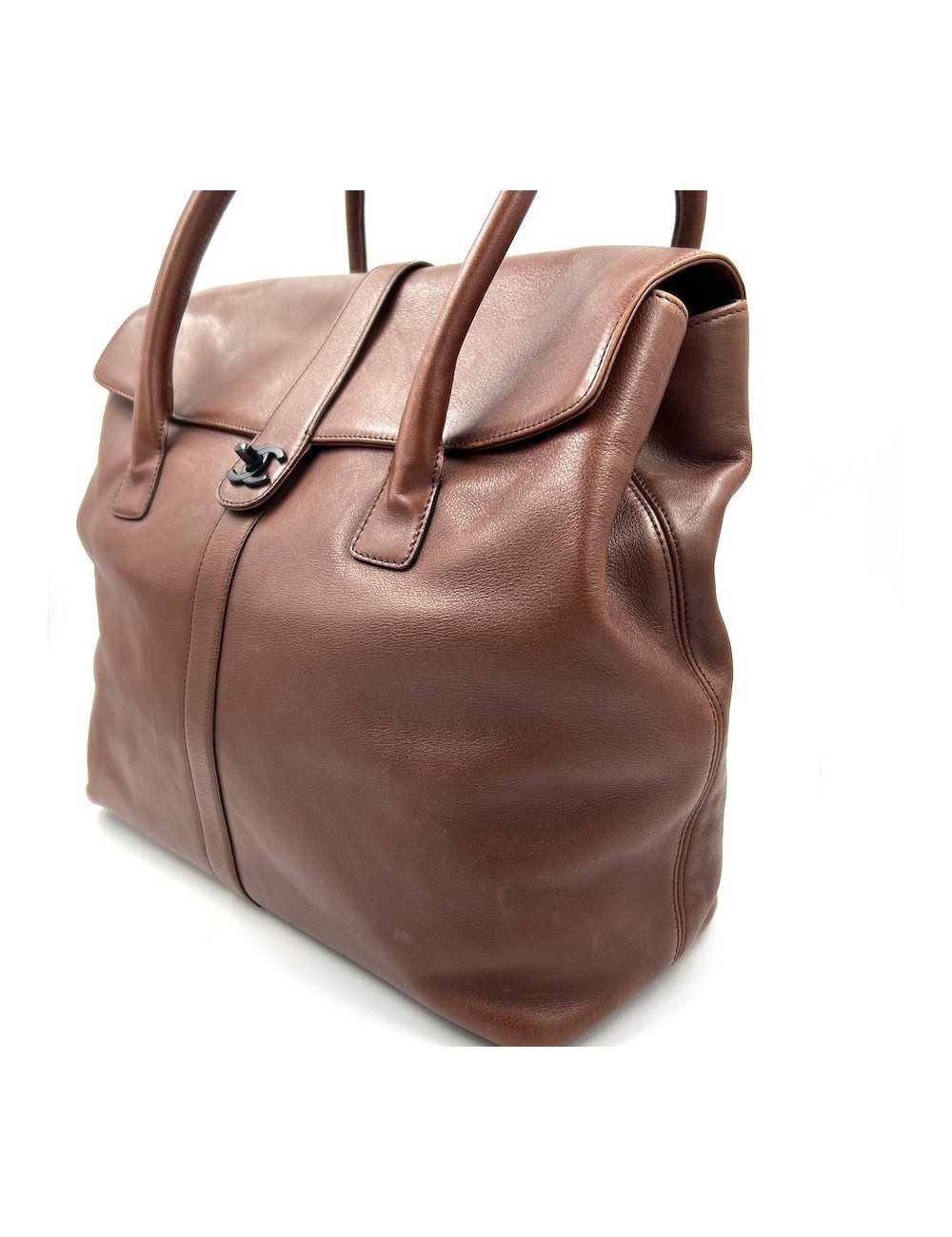 Sac marron CHANEL vintage