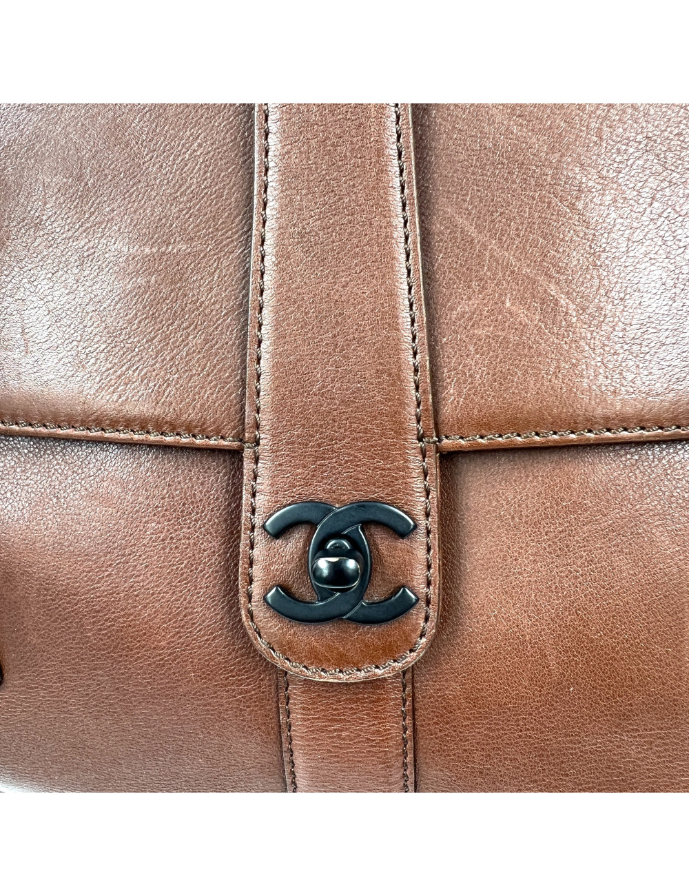 Sac marron CHANEL vintage