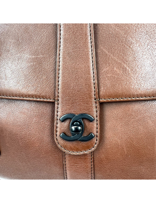 Sac marron CHANEL vintage