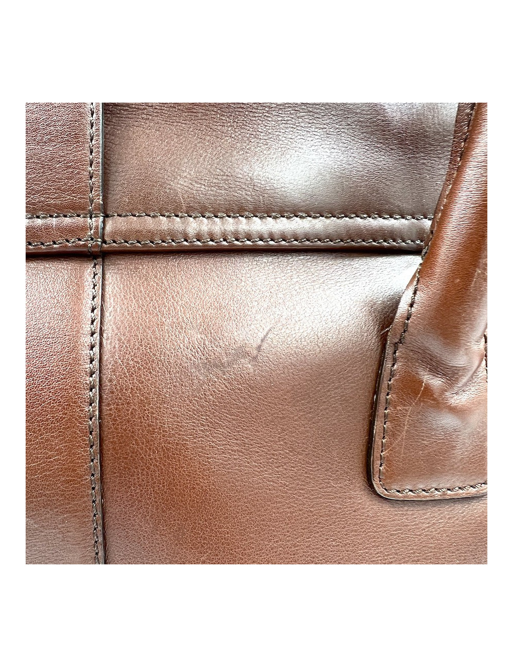 Sac marron CHANEL vintage