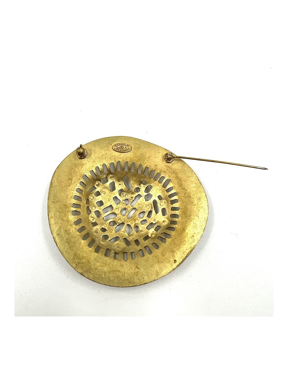 Rare CHANEL COCO CHANEL PARIS Brooch - Occasion Certified Authentic