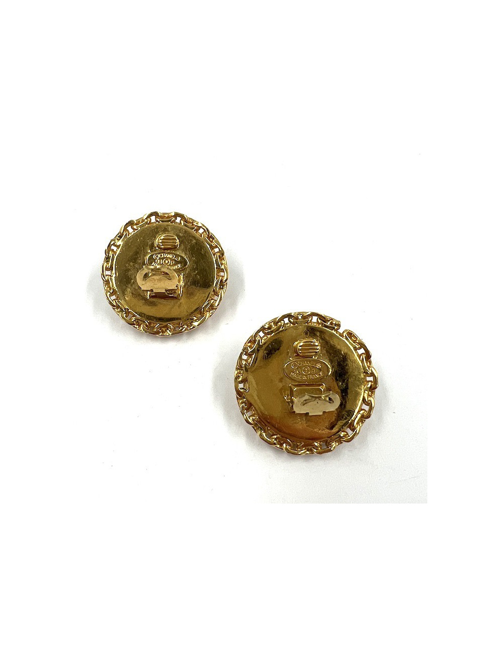 Clips dorés CHANEL Vintage