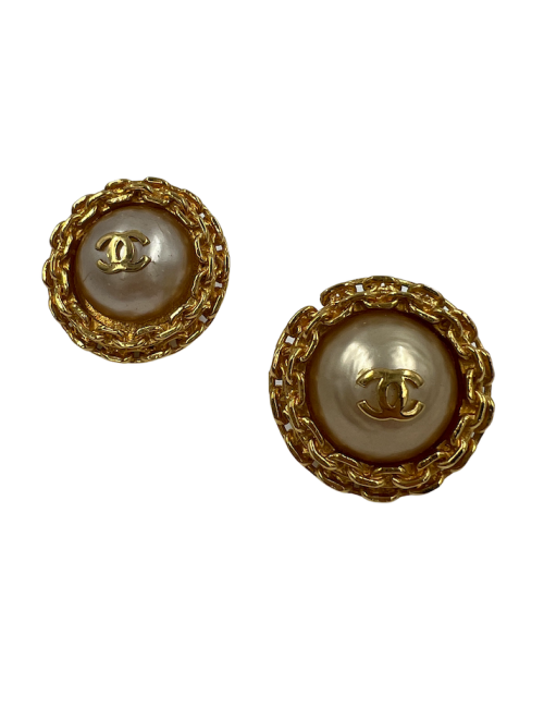 Clips dorés CHANEL Vintage