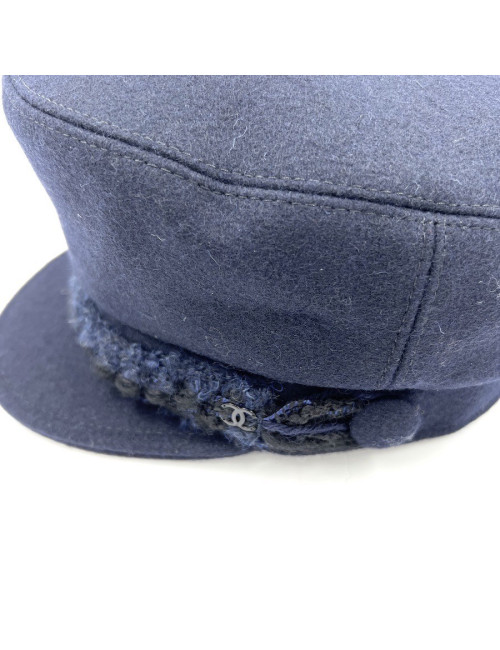 Casquette marine CHANEL T L 