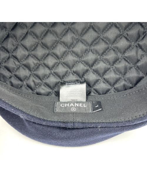 Casquette marine CHANEL T L 