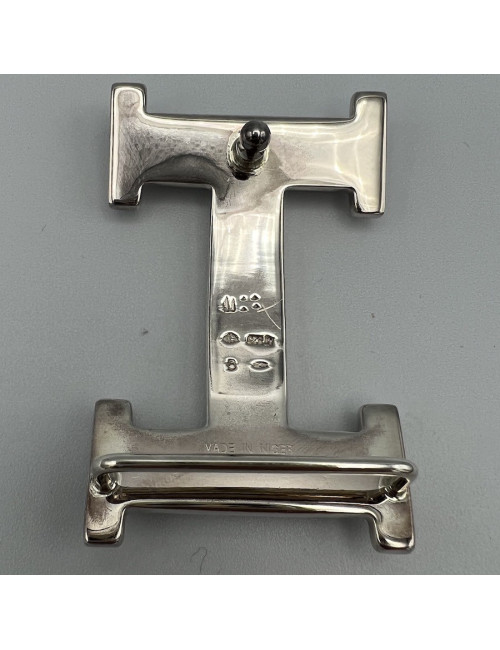 Boucle HERMES argent massif Touareg