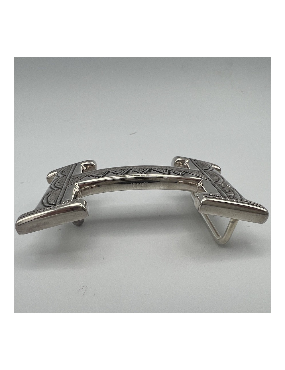 Boucle HERMES argent massif Touareg