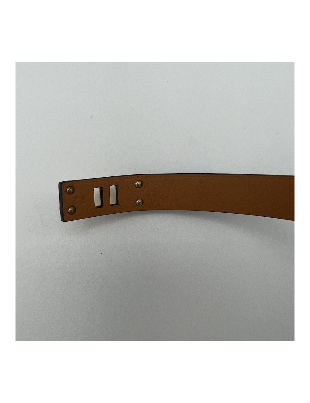 Bracelet HERMES double tour doré