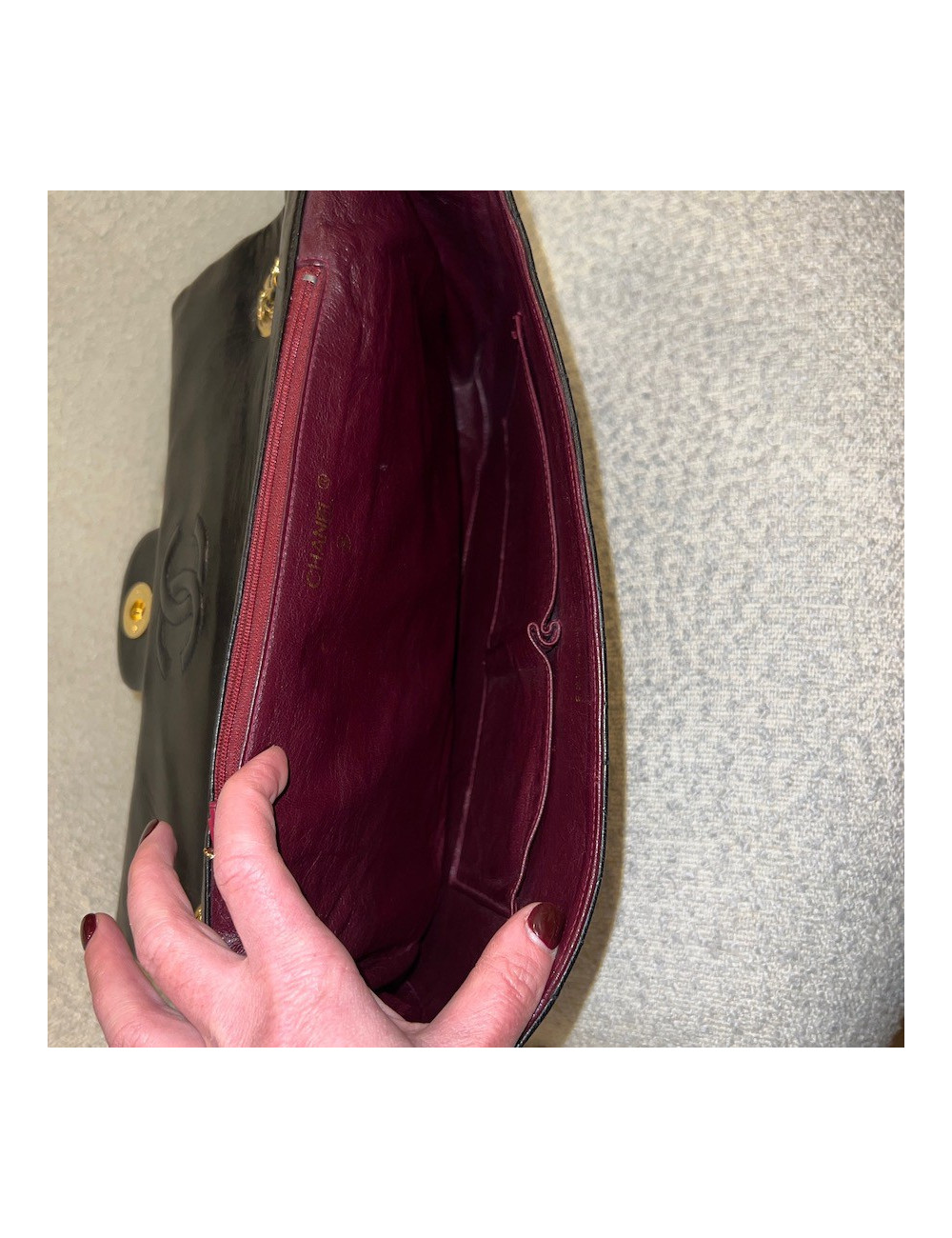 Vintage Maxi jumbo CHANEL FlapBag - Shop here this Beautiful Occasion