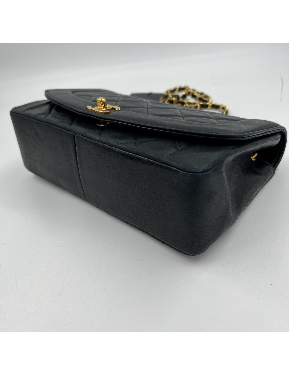 Sac vintage Diana CHANEL noir