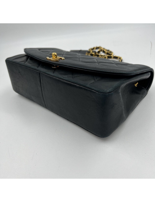 Sac vintage Diana CHANEL noir