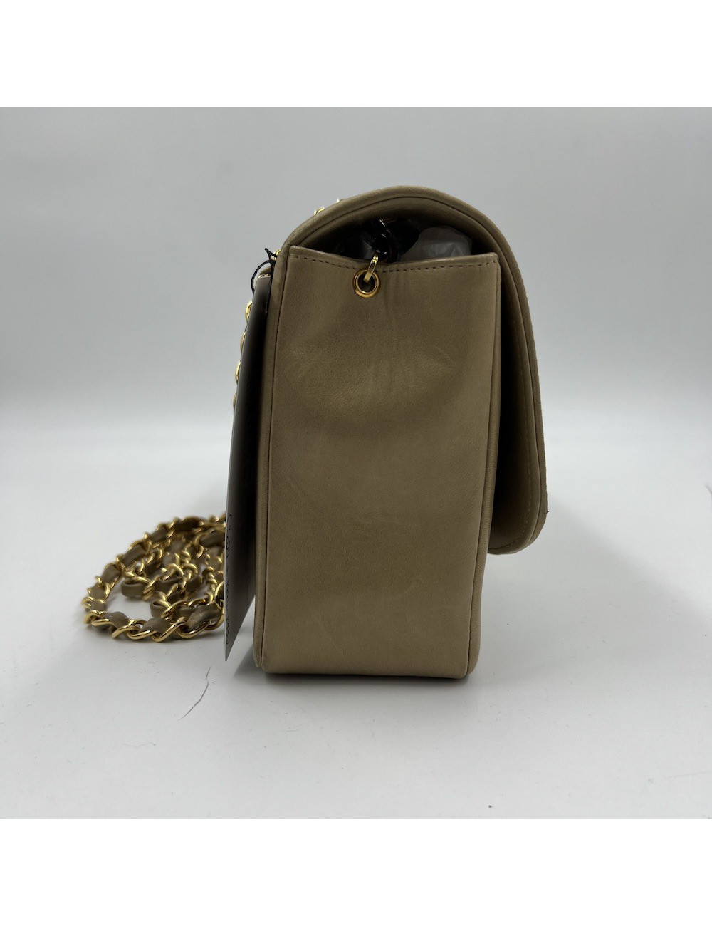 Sac CHANEL Diana vintage beige