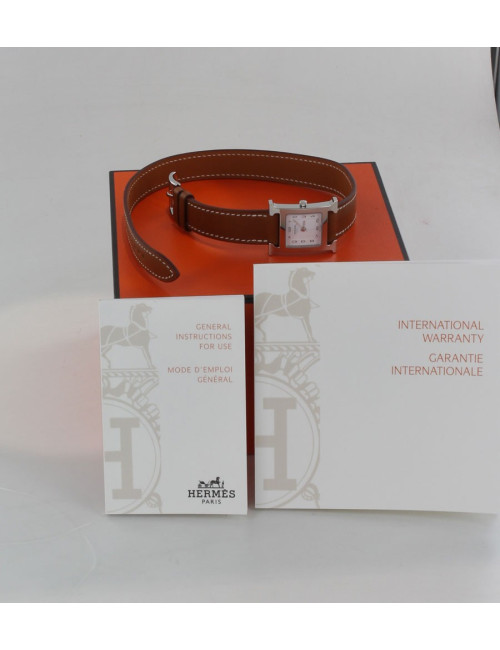 montre H HERMES double tour