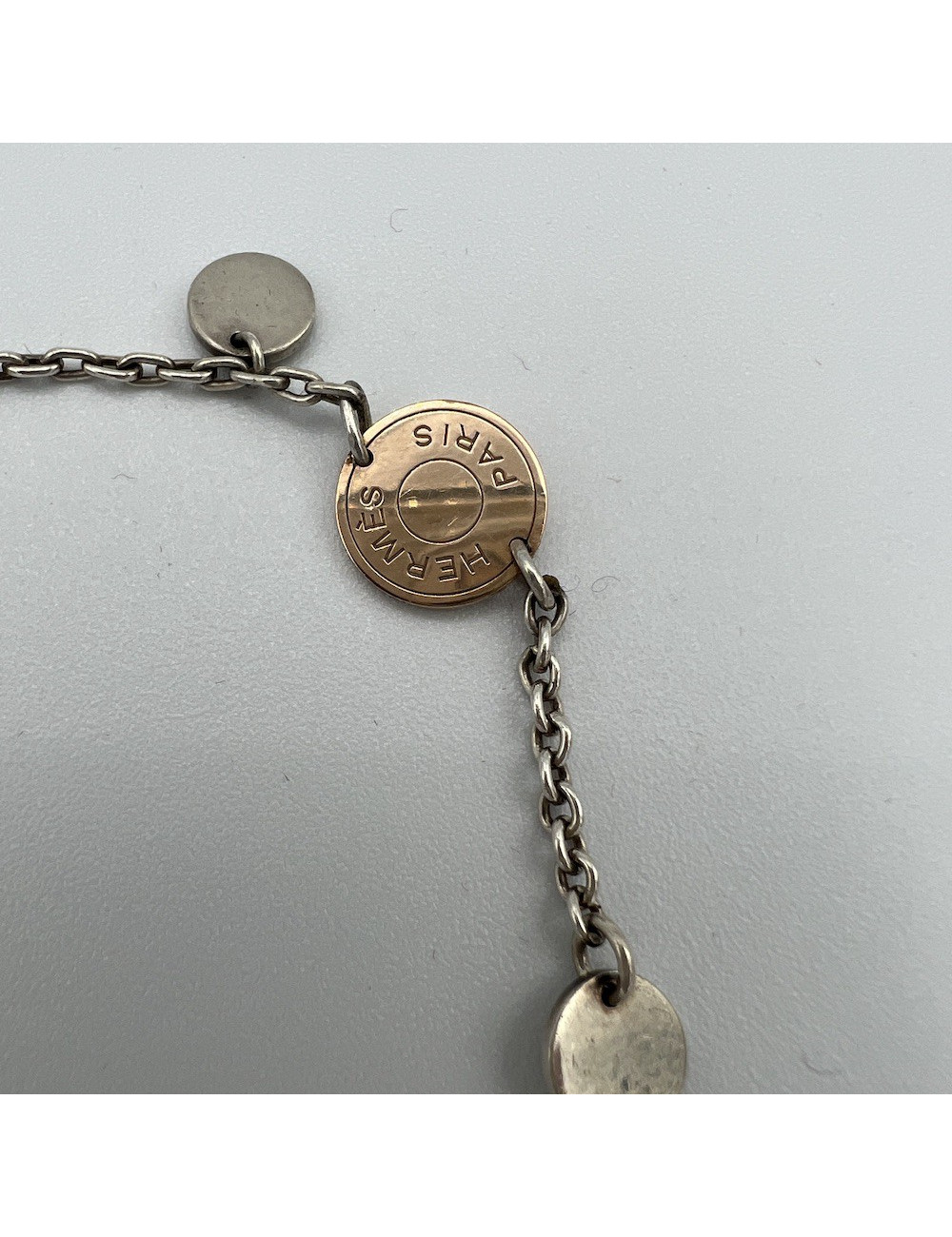 Bracelet HERMES Confettis argent or