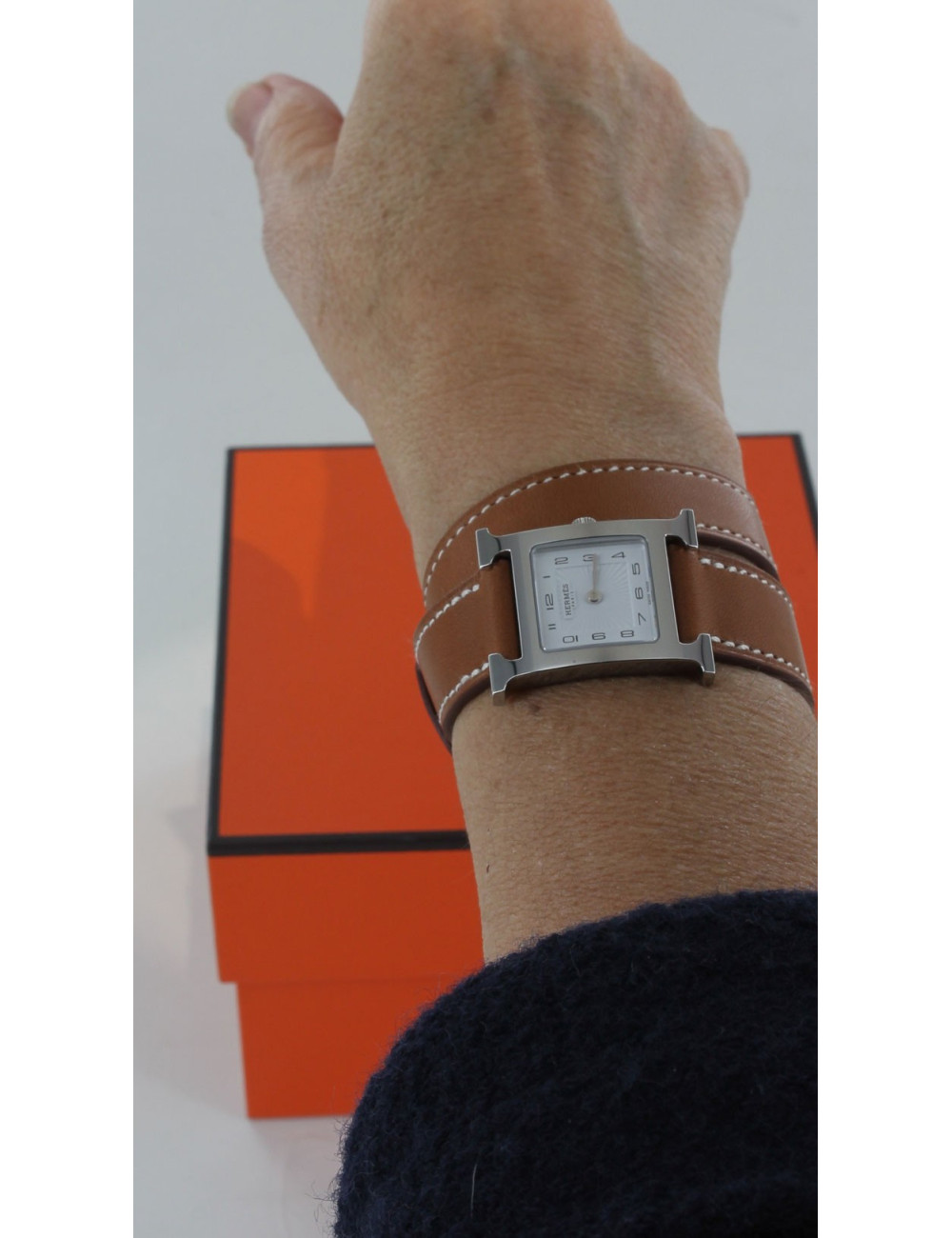 montre H HERMES double tour