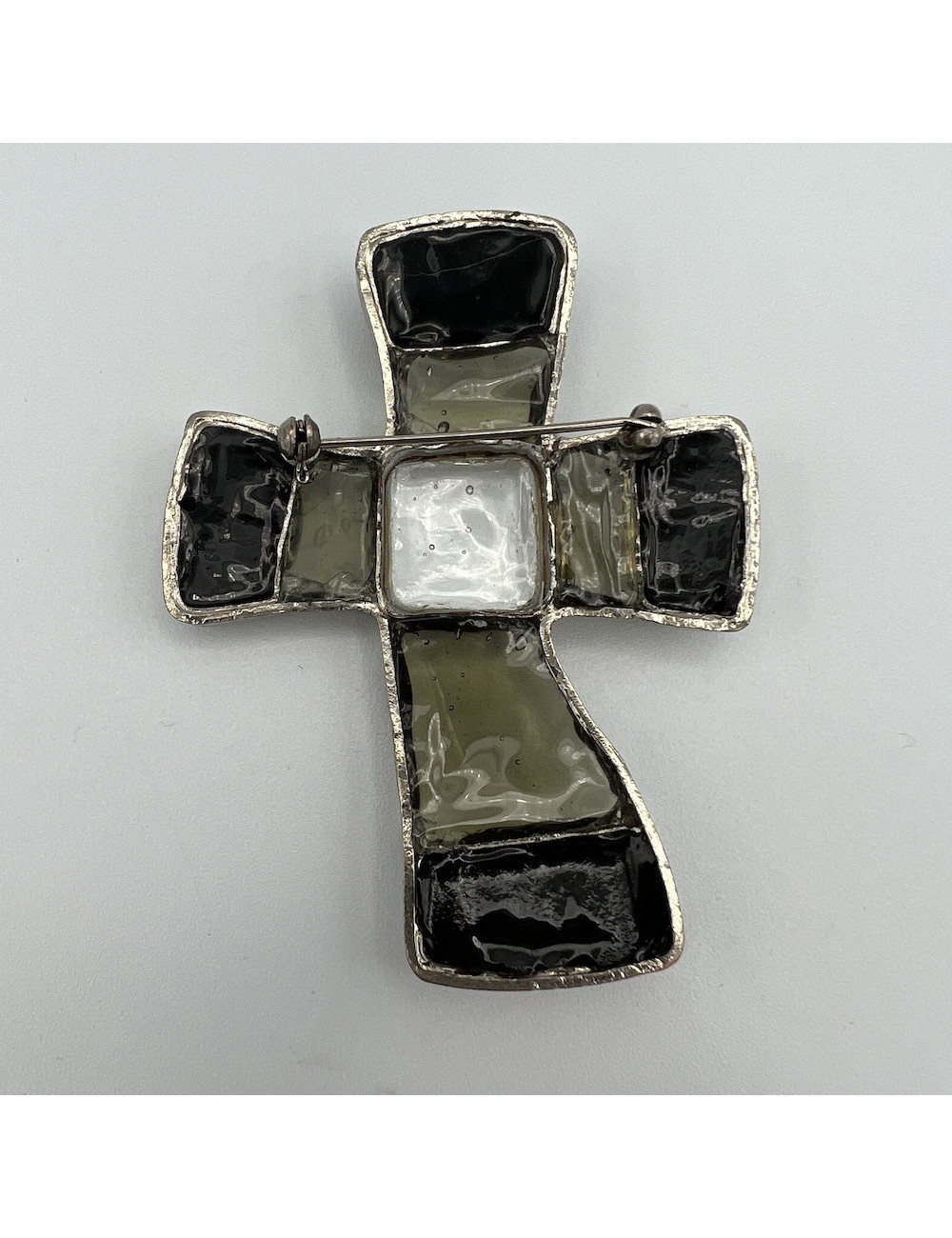 Broche MARGUERITE DE VALOIS pâte de verre