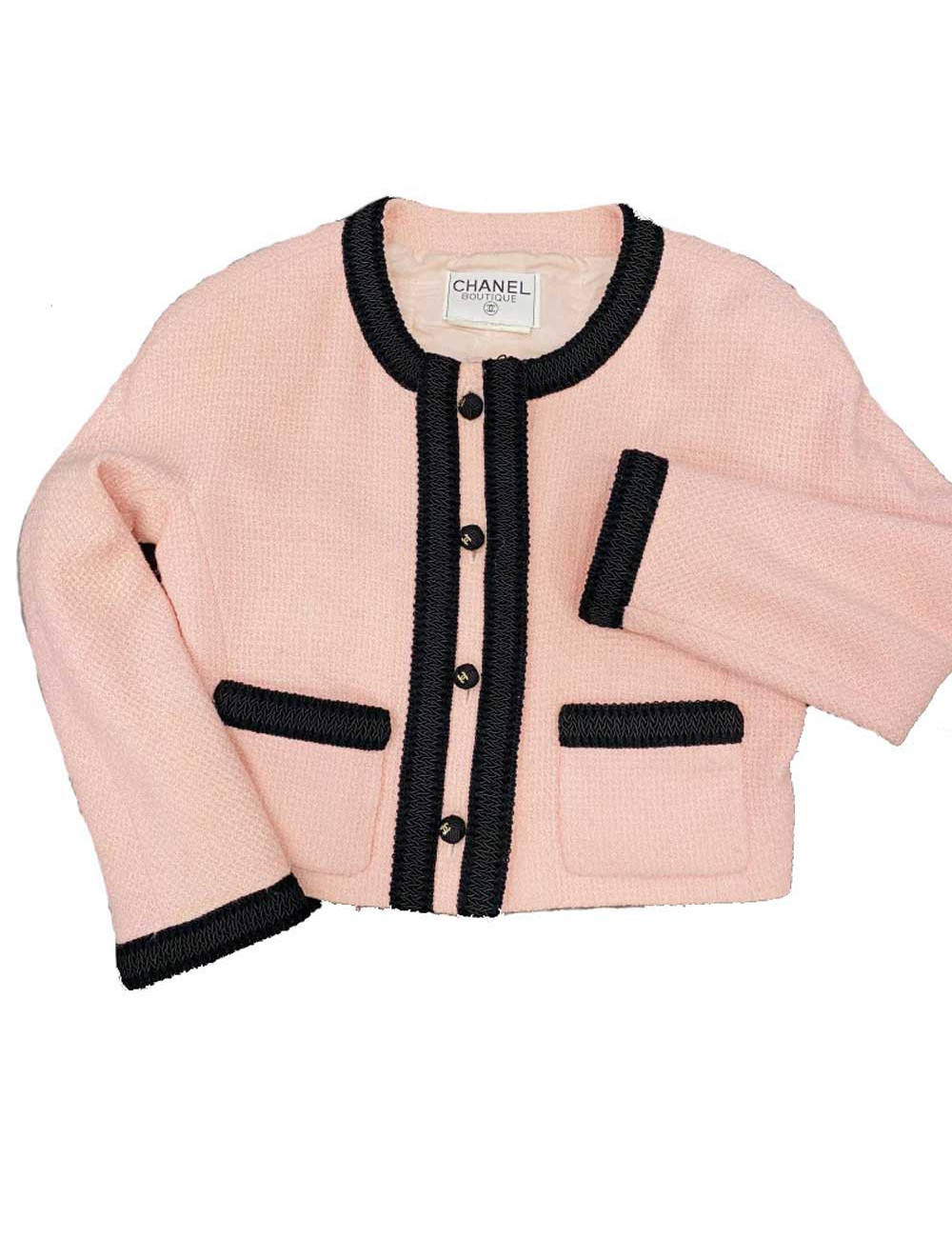 Veste CHANEL T 38 rose Vintage