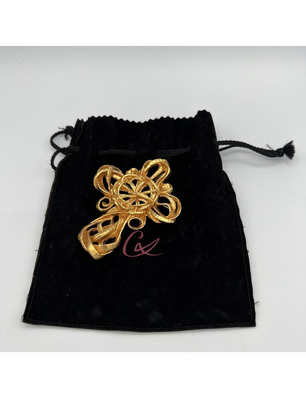 Broche pendentif CHRISTIAN LACROIX Eté 1994